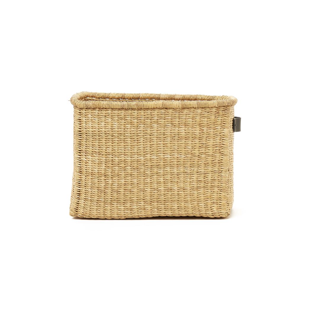 SQUARE BOX S – NATURAL – BLACK HDL | MUUÑ