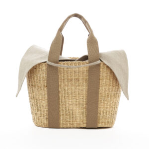 NATURAL - BEIGE HDL - NATURAL LINEN T POUCH