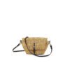 NATURAL - BLACK HDL - BLACK COTTON POUCH