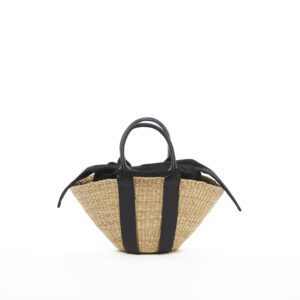 BLACK HDL - BLACK COTTON T POUCH