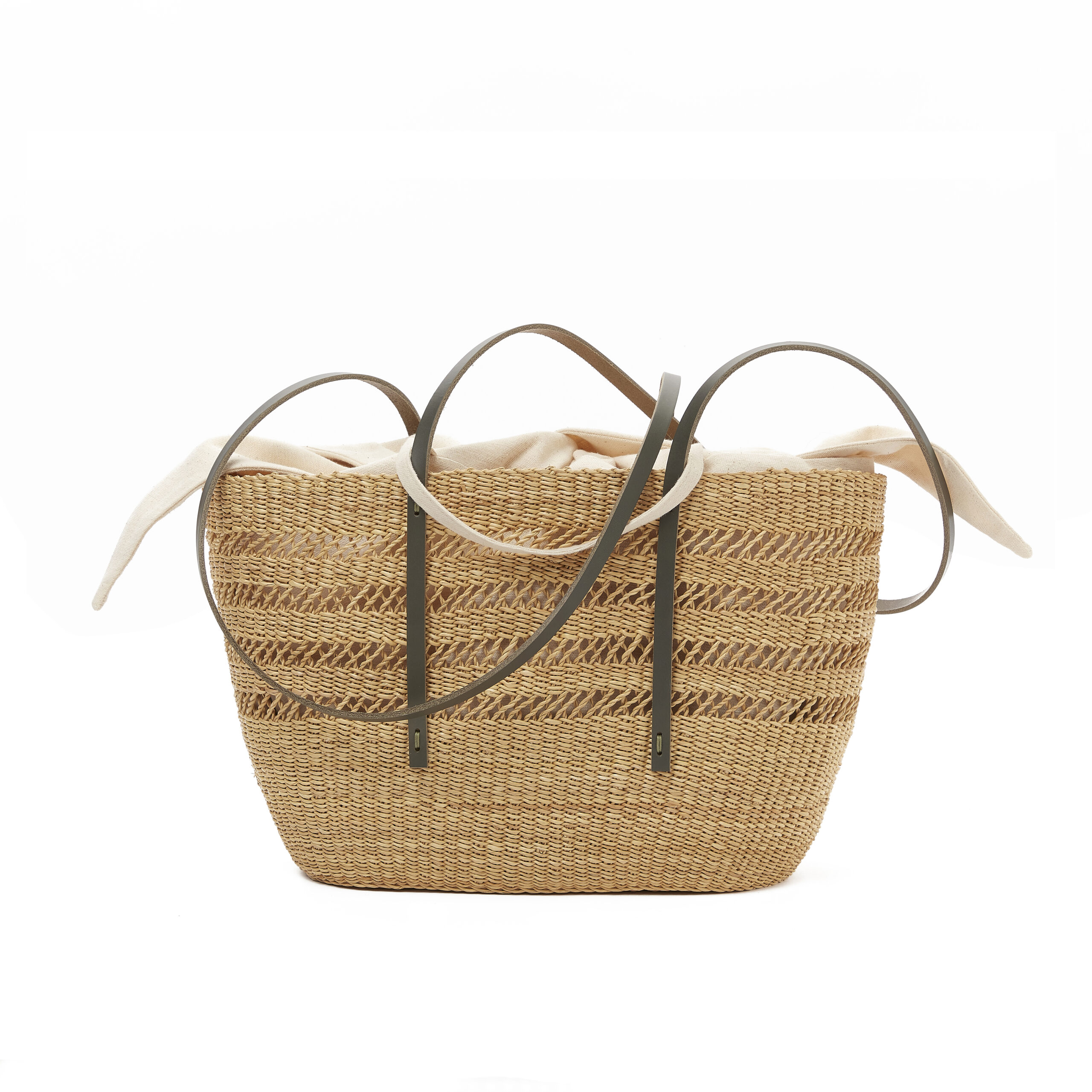 NATUREL - POIGNEES KAKIES - POCHE COTON T ECRUE