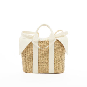 NATURAL - ECRU HDL - ECRU COTTON T POUCH