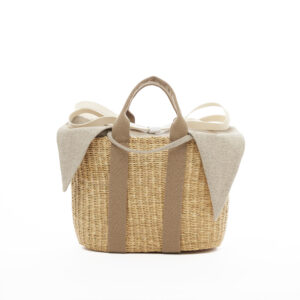 NATURAL - BEIGE HDL - NATURAL LINEN T POUCH