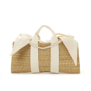 NATURAL - ECRU HDL - ECRU COTTON T POUCH