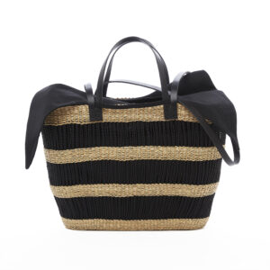 NATUREL X NOIR - POIGNEES NOIRES - POCHE COTON T NOIRE