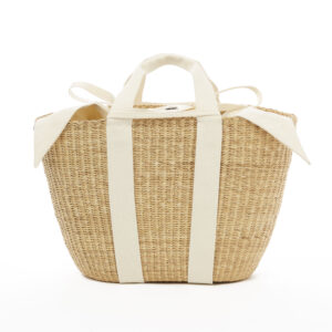 NATURAL - ECRU HDL - ECRU COTTON T POUCH