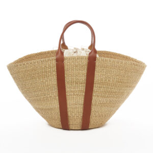 TAN HDL - ECRU COTTON B POUCH