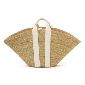 NATURAL - ECRU HDL - ECRU COTTON B POUCH