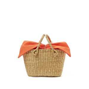 NATURAL - NATURAL HDL - ORANGE COTTON POUCH