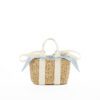 NATUREL - POIGNEES ECRUES - POCHE DENIM T BLEUE CLAIRE