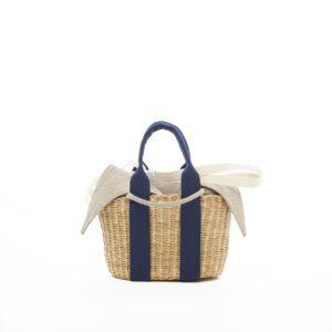 NATUREL - POIGNEES BLEUES - POCHE LIN T NATURELLE