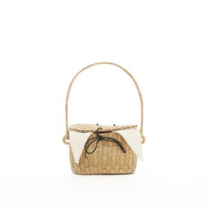 NATURAL - NATURAL HDL - ECRU COTTON T POUCH