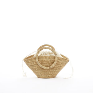 NATURAL - NATURAL HDL - ECRU COTTON B POUCH