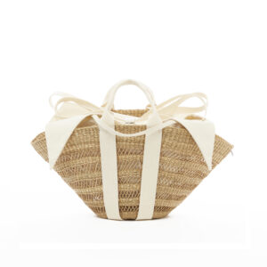 NATURAL - ECRU HDL - ECRU COTTON T POUCH
