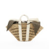 NATURAL - ECRU HDL - KAKI LINEN T POUCH