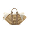 NATURAL - BEIGE HDL - NATURAL LINEN T POUCH