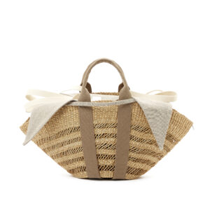 NATURAL - BEIGE HDL - NATURAL LINEN T POUCH