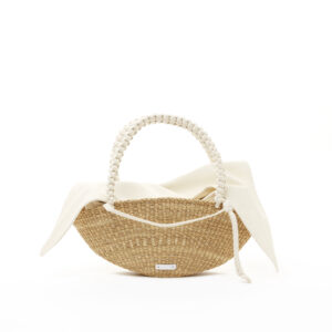 NATURAL - ECRU HDL - ECRU COTTON T POUCH