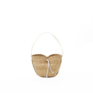 NATURAL - ECRU HDL - ECRU COTTON B POUCH