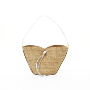 NATURAL - ECRU HDL - ECRU COTTON B POUCH