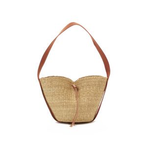 NATURAL - RUST HDL - ECRU COTTON B POUCH