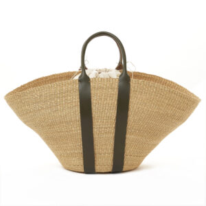 KAKI HDL - ECRU COTTON B POUCH
