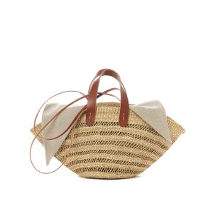 TAN HDL - NATURAL LINEN T POUCH