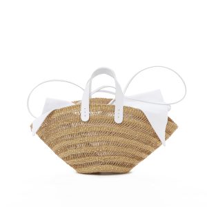 WHITE HDL - WHITE COTTON T POUCH