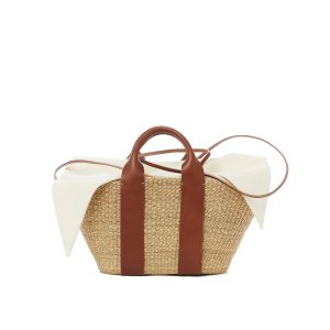 TAN HDL - ECRU COTTON T POUCH