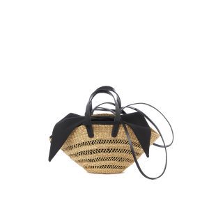 BLACK HDL - BLACK COTTON T POUCH