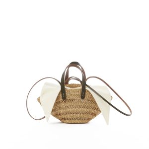 KAKI HDL - ECRU COTTON T POUCH