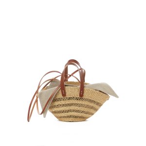 TAN HDL - NATURAL LINEN T POUCH