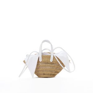 WHITE HDL - WHITE COTTON T POUCH