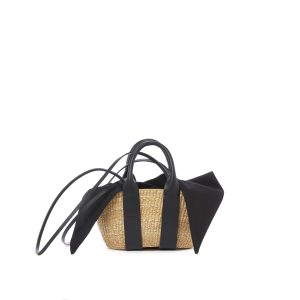 BLACK HDL - BLACK COTTON T POUCH