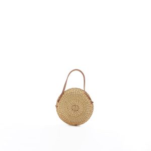 TAN HDL - ECRU COTTON B POUCH