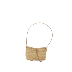 TAN HDL - ECRU COTTON B POUCH