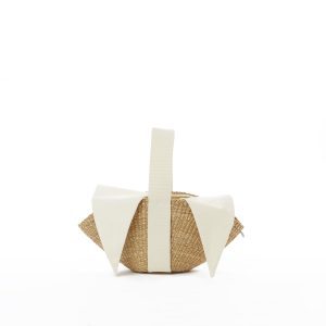 NATURAL - ECRU HDL - ECRU COTTON T POUCH