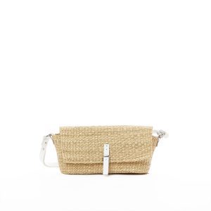 NATUREL - POIGNEES BLANCHES - POCHE COTON B ECRUE