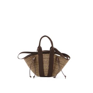 NATUREL x CHOCOLAT - POIGNEES CHOCOLAT - POCHE COTON B MARRON